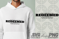 4x Religious Quotes Redeemed Trust SVG Cut Files Faith Art Product Image 4