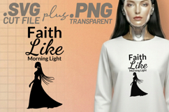 4x Christian Quotes Courage Steady SVG Cut Files Cricut Product Image 4