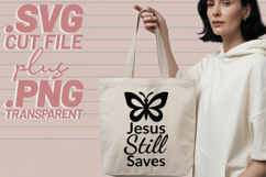 4x Christian Quotes Jesus Still Saves SVG Cut Files DIY Art Product Image 4