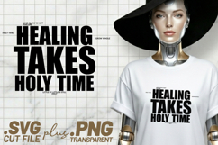 4x Christian Quotes Amen To Grace SVG Cut Files Healing Time Product Image 4