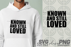 4x Christian Quotes Known Still Loved SVG Cut Files Saved Product Image 4
