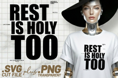 4x Religious Quotes Trust Patience SVG Cut Files Rest Holy Product Image 2