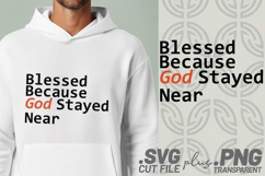 4x Religious Quotes Courage Peace SVG Cut Files Joy Blessed Product Image 2
