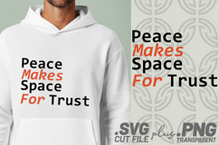 4x Christian Quotes Worship Jesus SVG Cut Files Peace Decal Product Image 4