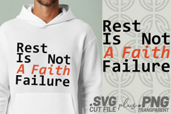 4x Christian Quotes Wisdom Light SVG Cut Files Rest God Product Image 4
