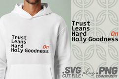 4x Christian Quotes Amen SVG Cut Files Hope Anchored Product Image 4