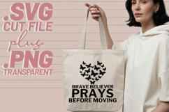 4x Christian Quotes Pray Keep Believing SVG Cut Files Craft Product Image 4