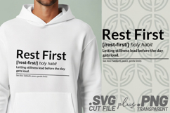 4x Christian Quotes Jesus Prayer SVG Cut Files Rest Cricut Product Image 4