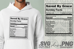 4x Religious Quotes Favor Mode SVG Cut Files Saved By Grace Product Image 4