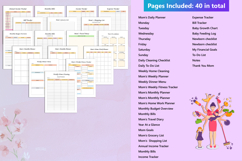 Busy Mom Planner Canva KDP Product Image 5