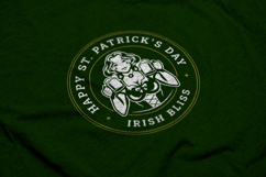 St. Patrick's Irish Girl SVG Design Product Image 4