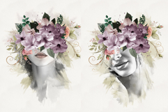 Floral Surrealism Watercolor Art Photo Effect Product Image 4