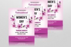 Women&#039;s Day Party Invitation Flyer, Canva, Ms Word and Psd Product Image 4