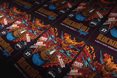 Rock and Roll Night Illustrated Flyer Product Image 4