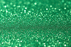 Bright Green Glitter Bokeh Sparkle Background Product Image 1