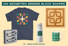 100 Geometric Breeze Block Shapes Product Image 4