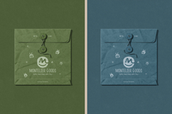 Square Kraft String-Tie Envelope Mockup Product Image 4