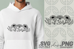 4x Floral SVG Wildflower Rose Daisy Cut Files Cricut PNG Product Image 4