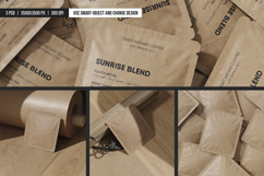 Kraft Sachet Packaging Mockup Product Image 4
