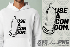 4x Safe Sex Wrap It Up Condom SVG Cut Files Shirt Design Product Image 4