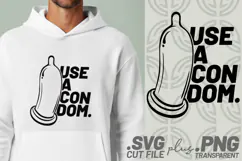 4x Safe Sex Wrap It Up Condom SVG Cut Files Shirt Design Product Image 4