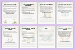 Natural Healing Guidance &amp; Planner Product Image 4