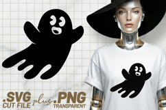 4x Halloween Ghost Happy Surprise Flying SVG Cut Files Shirt Product Image 4