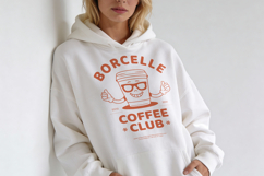 Retro Coffee Club T-Shirt Cartoon Mascot Product Image 4