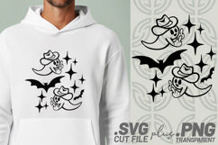 4x Halloween Show Me Your Abs Funny Ghosts SVG Cut Files Art Product Image 4