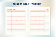 2026 Monthly Organizer Printable Format Product Image 4