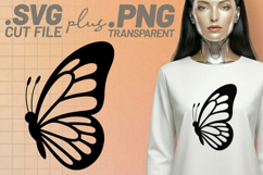 4x Butterfly Designs Classic Silhouette SVG Cut Files Detail Product Image 5