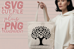 4x Tree Of Life Skull Raven Heart Leaves SVG Cut Files Shirt Product Image 4