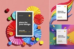 Creative Colorful Frame Poster Mockups Product Image 4