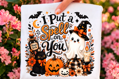 Cute Halloween Ghost Pumpkin PNG Product Image 5