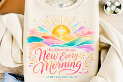 His Mercies Are New Christian Bible Vers Product Image 1