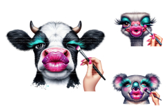 Glam Animal Makeup Sublimation Bundle Product Image 1