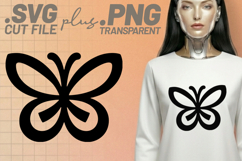 4x Butterfly Designs Circle Ornate Minimalist SVGs Cut Files Product Image 5