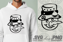 4x Snowman Fishing Candy Cane Coffee Cup SVG Cut Files Shirt Product Image 4