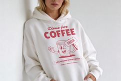 Fresh Coffee Retro T-Shirt Design Product Image 4