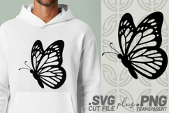 4x Butterfly Designs Silhouette Celestial Profile SVG Files Product Image 5