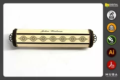 Wooden Pen Box, Gift Jewellery Box, Laser cut file Product Image 4