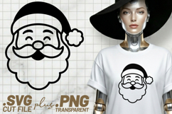 4x Cowboy Santa Christmas SVG Cut Files Western Holiday Shirt Product Image 4
