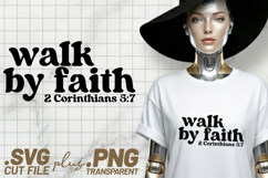 4x Religious Salt Light Walk By Faith SVG Cut Files Shirt Product Image 4