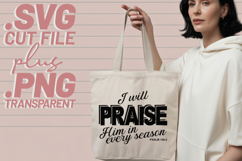 4x Christian Bible Verse Still Thankful Praise SVG Cut Files Product Image 4