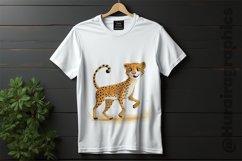 Cheetah Clipart 04 variations Product Image 2