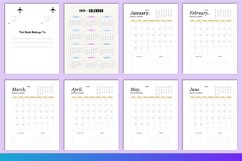 2025 Travel Planner Canva Interior Product Image 4