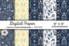 Digital Paper Backgrounds JPG Product Image 1