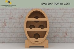 Wood wine rack, Bottle display stand, Wine holder laser cut Product Image 4