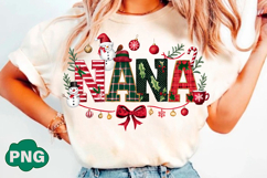 Christmas Mama PNG Bundle Trendy T-shirt Product Image 5