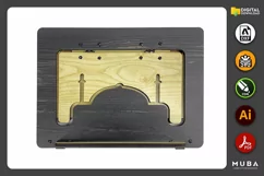 Laser Cut Quran Holder, Quran Stand, Quran Kerim, Book Stand Product Image 4